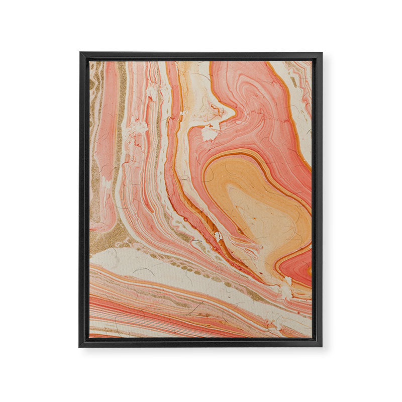 Marbled paper Framed Canvas Print Gallery Image 8