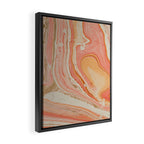 Marbled paper Framed Canvas Print Gallery Image 2