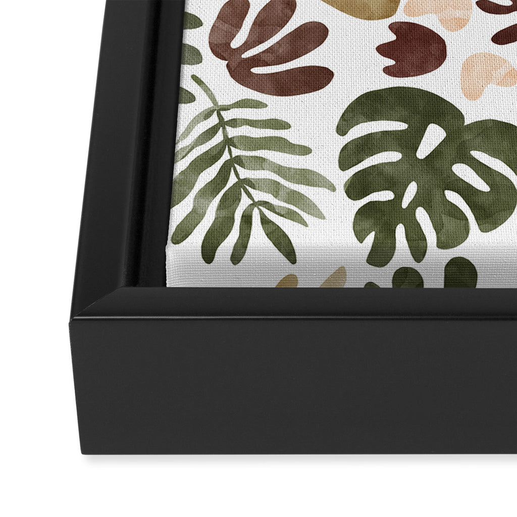 Matisse abstract jungle 17 Framed Canvas Print Gallery Image 3