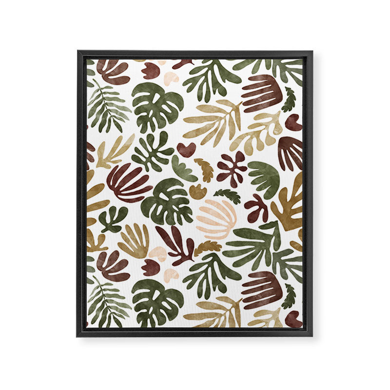 Matisse abstract jungle 17 Framed Canvas Print Gallery Image 8