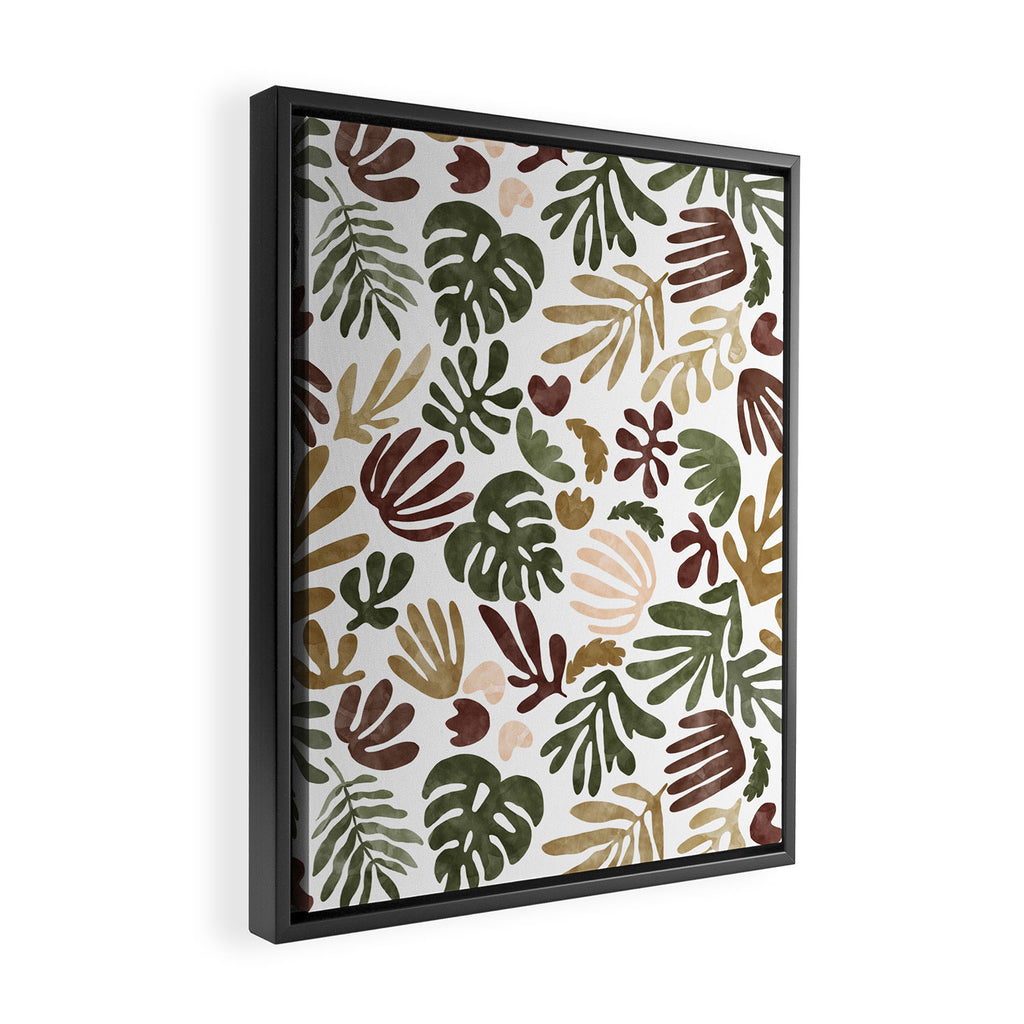 Matisse abstract jungle 17 Framed Canvas Print Gallery Image 2