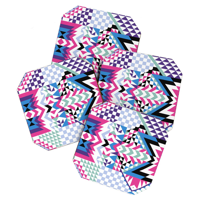MB2 Tribal geometric Coaster Gallery Image 1