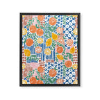 Mediterranean Fusion Citrus Framed Canvas Print Gallery Image 8