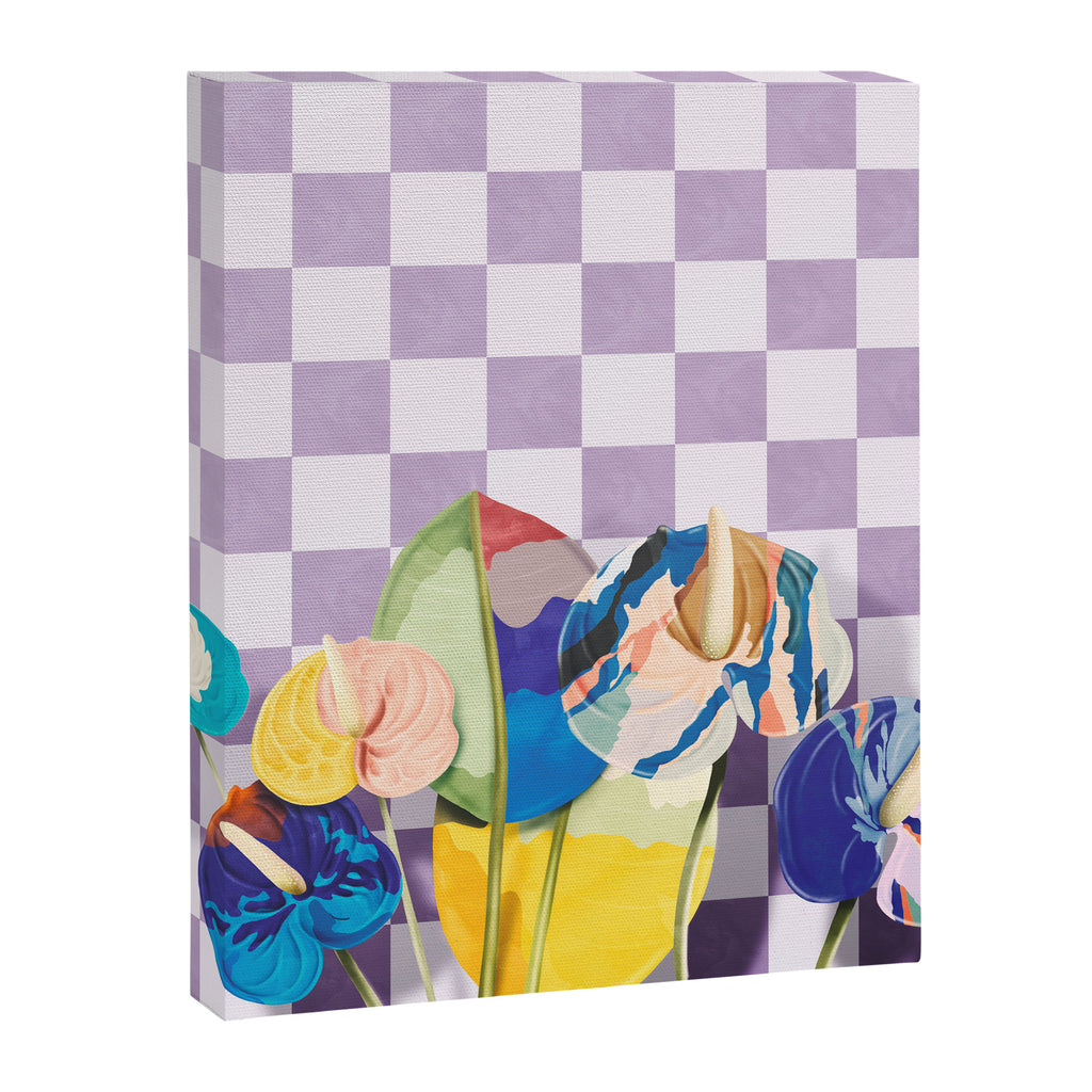 Modern artistic flowery tropical II Canvas Print Gallery Image 8