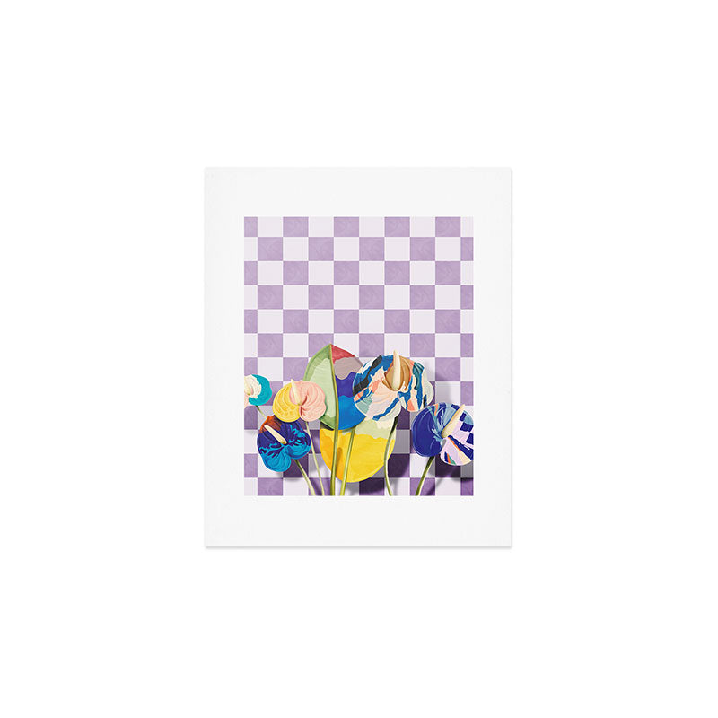 Modern artistic flowery tropical II Art Print Gallery Image 1