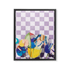 Modern artistic flowery tropical II Framed Canvas Print Gallery Image 8