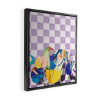 Modern artistic flowery tropical II Framed Canvas Print Gallery Image 2