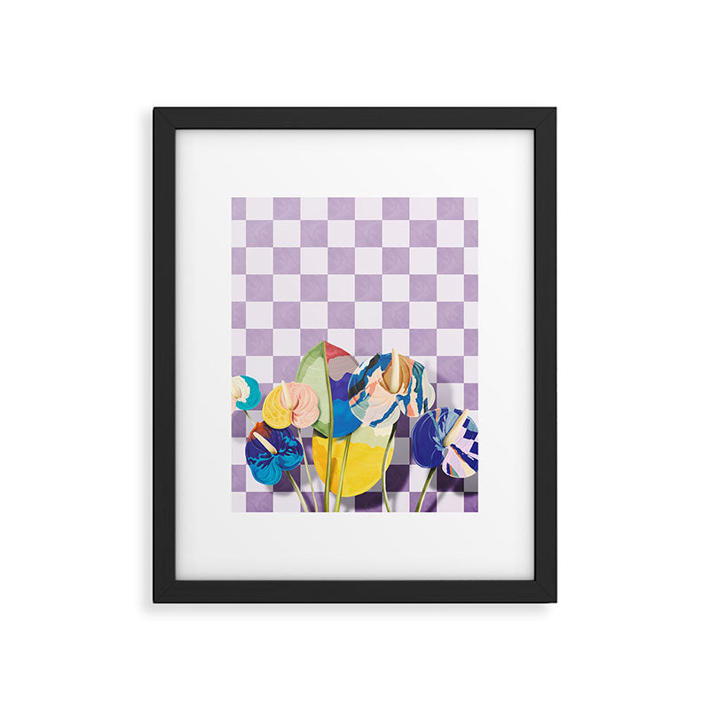 Modern artistic flowery tropical II Framed Art Print Gallery Image 6