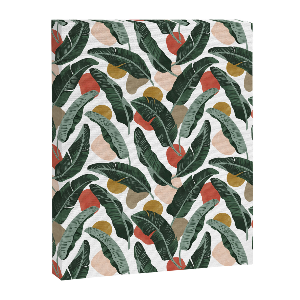Modern banana leaf Canvas Print Gallery Image 8