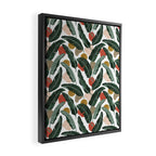 Modern banana leaf Framed Canvas Print Gallery Image 2