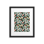Modern banana leaf Framed Art Print Gallery Image 6