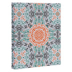 Modern brushstroke mosaic Canvas Print Gallery Image 3
