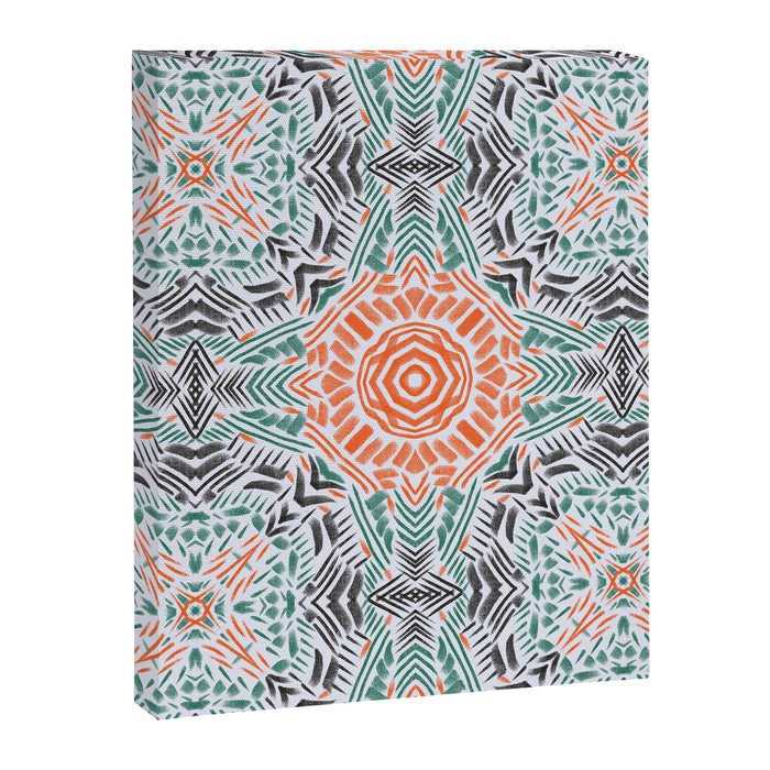 Modern brushstroke mosaic Canvas Print Gallery Image 1