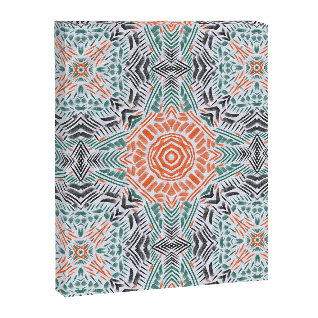 Modern brushstroke mosaic Canvas Print Gallery Image 8