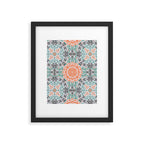 Modern brushstroke mosaic Framed Art Print Gallery Image 6