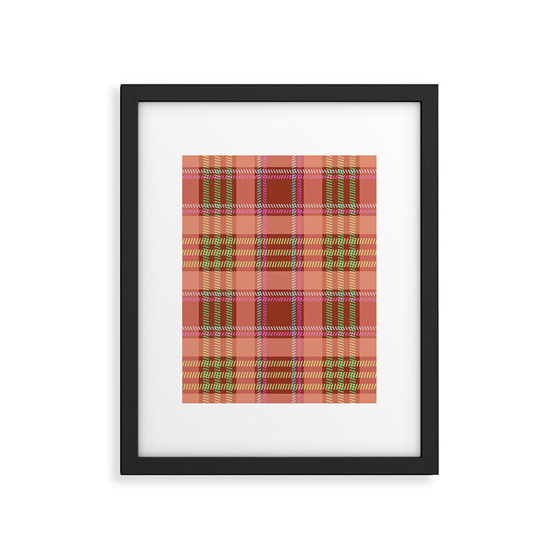Modern Charm Plaids Framed Art Print Gallery Image 6