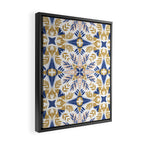 Modern circular nature tile B Framed Canvas Print Gallery Image 2