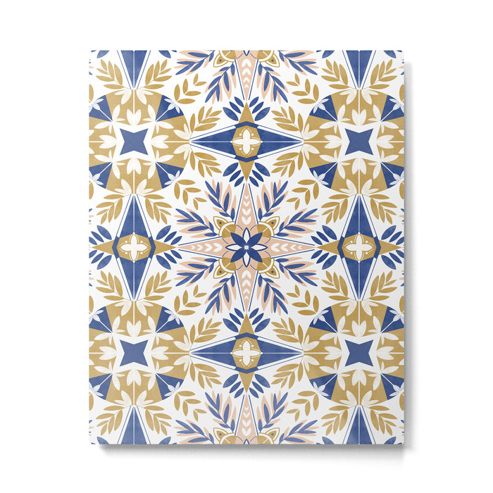 Modern circular nature tile B Metal Print Gallery Image 1