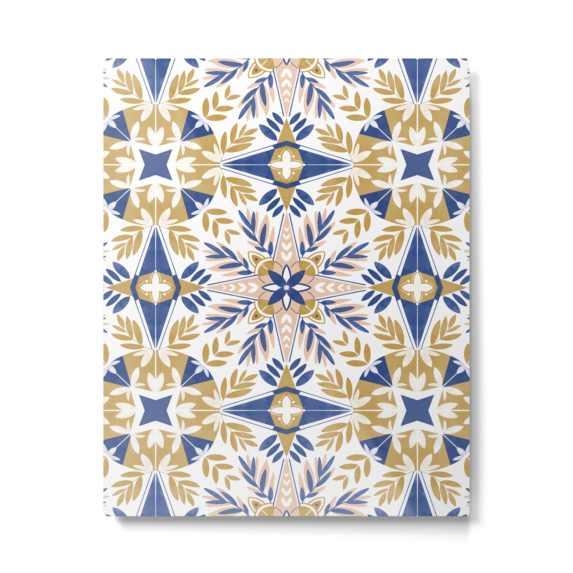 Modern circular nature tile B Metal Print Gallery Image 6