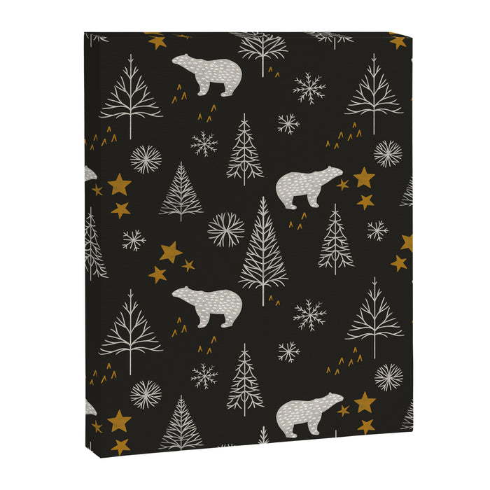 Modern Dark Christmas  Canvas Print Gallery Image 1