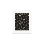 Modern Dark Christmas  Art Print Gallery Image 1