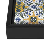Modern fantasy tiles S Framed Canvas Print Gallery Image 3