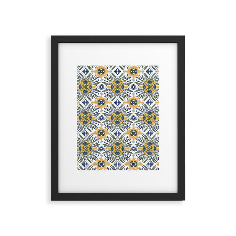 Modern fantasy tiles S Framed Art Print Gallery Image 6