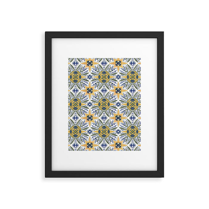 Modern fantasy tiles S Framed Art Print Gallery Image 1