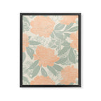 Modern floral blooms P3 Framed Canvas Print Gallery Image 8