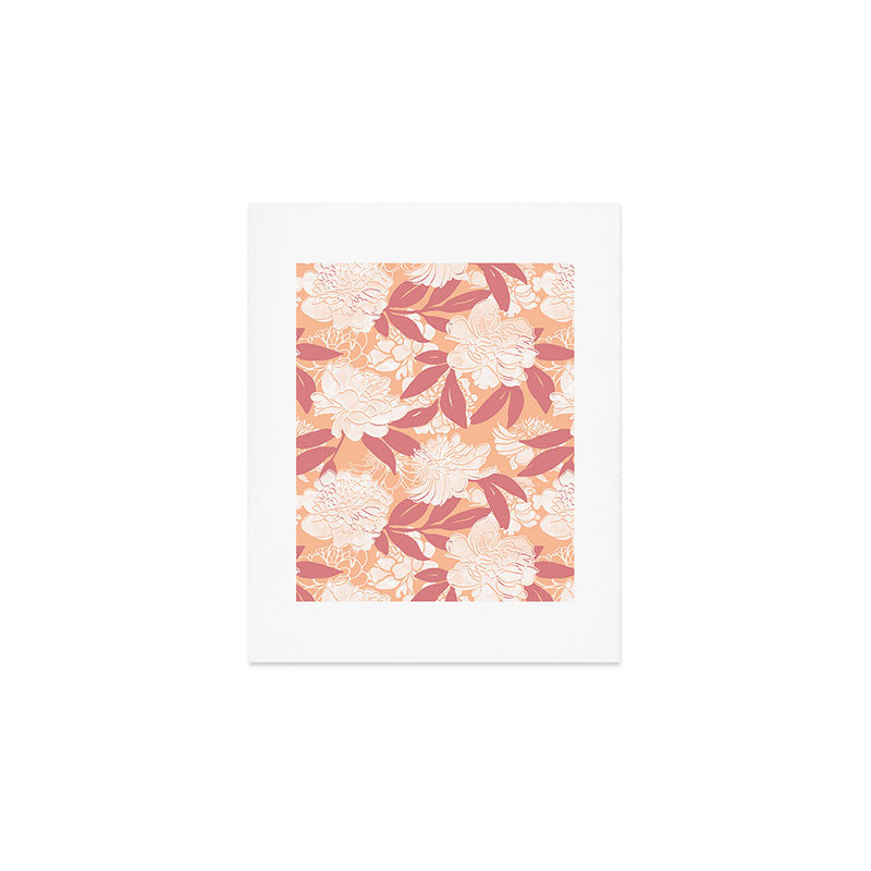Modern floral blooms PF2 Art Print Gallery Image 1