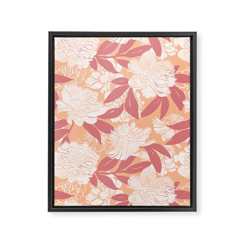 Modern floral blooms PF2 Framed Canvas Print Gallery Image 8