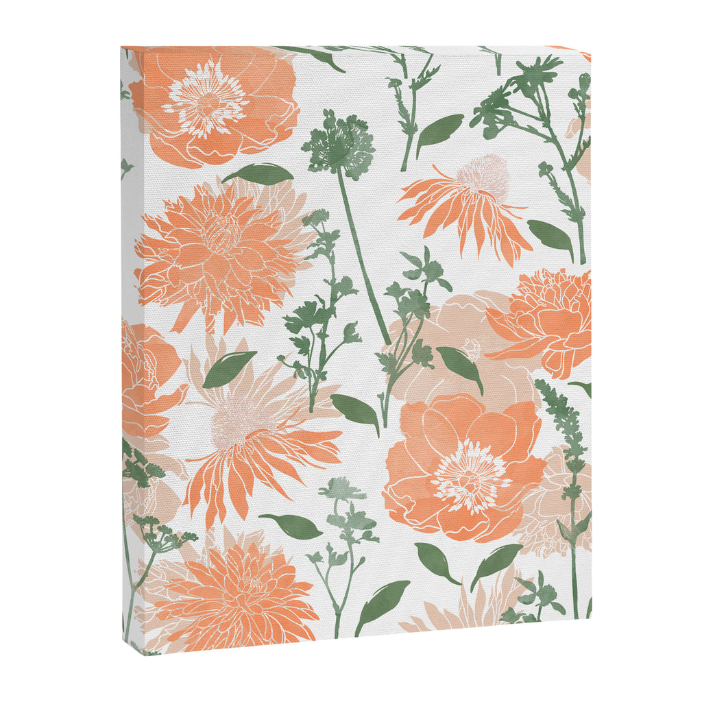 Modern floral blooms PGM5 Canvas Print Gallery Image 8