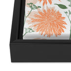 Modern floral blooms PGM5 Framed Canvas Print Gallery Image 3