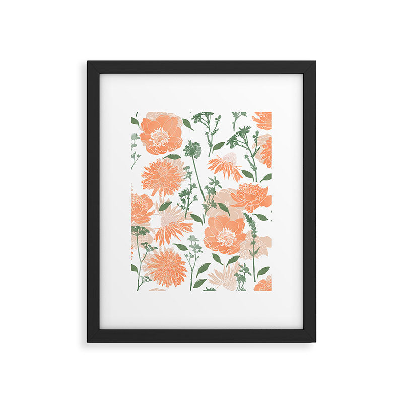 Modern floral blooms PGM5 Framed Art Print Gallery Image 6