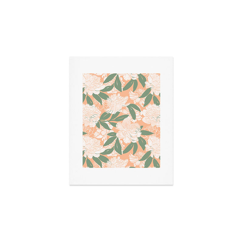 Modern floral blooms PGM7 Art Print Gallery Image 1