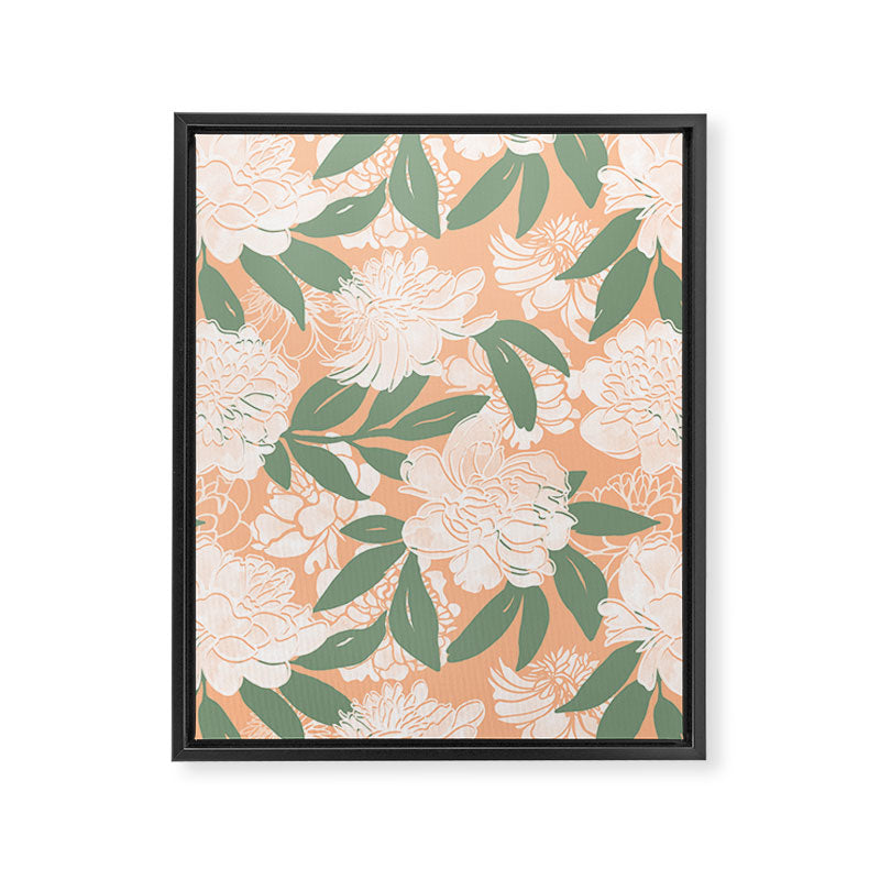 Modern floral blooms PGM7 Framed Canvas Print Gallery Image 8