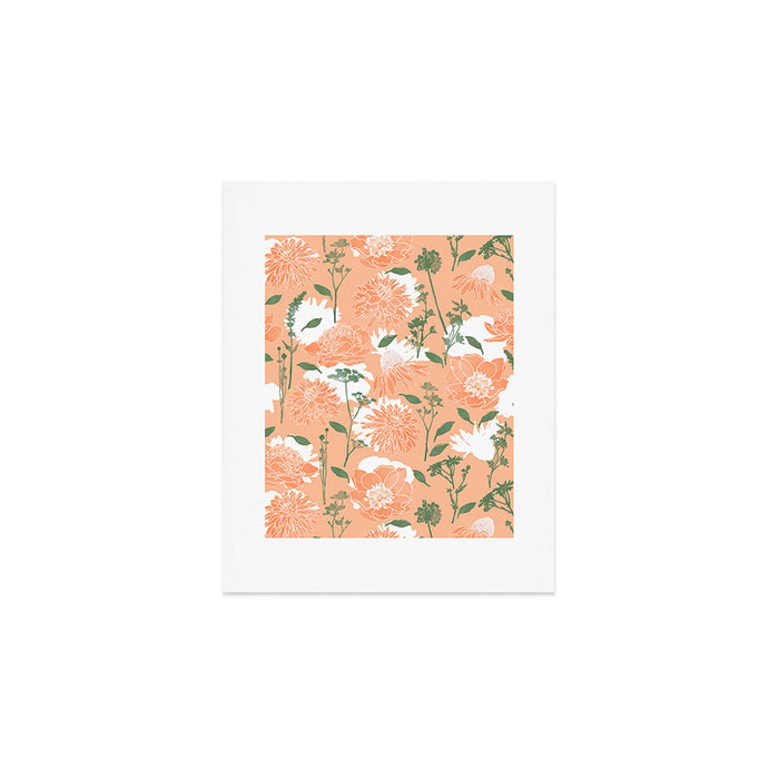 Modern floral blooms PGM7 Art Print Gallery Image 1