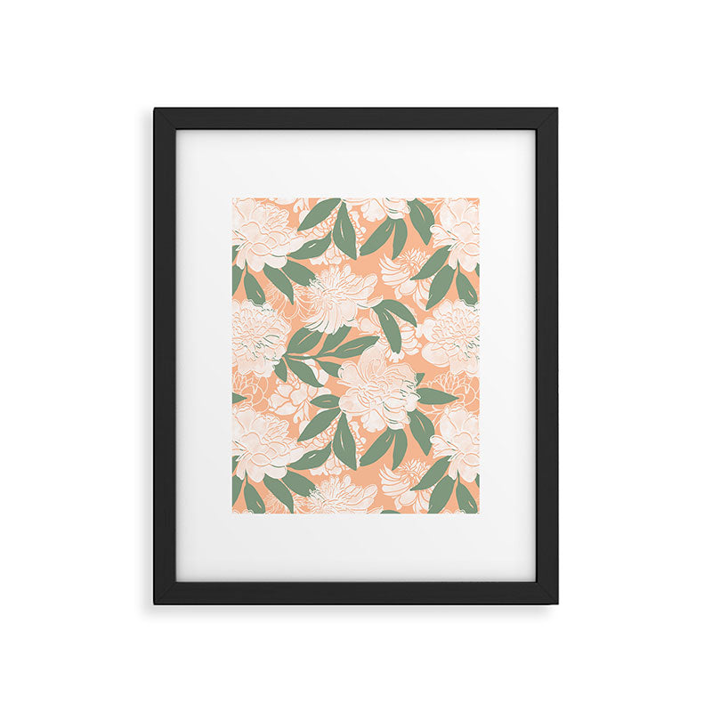 Modern floral blooms PGM7 Framed Art Print Gallery Image 6