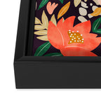 Modern meadow blooming Framed Canvas Print Gallery Image 3