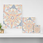 Modern mosaic mandalas Canvas Print Gallery Image 3