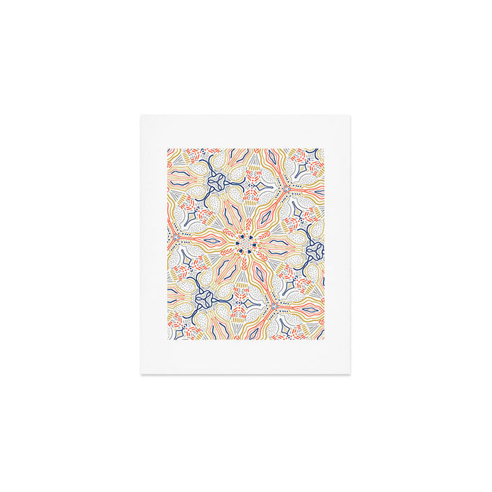 Modern mosaic mandalas Art Print Gallery Image 1