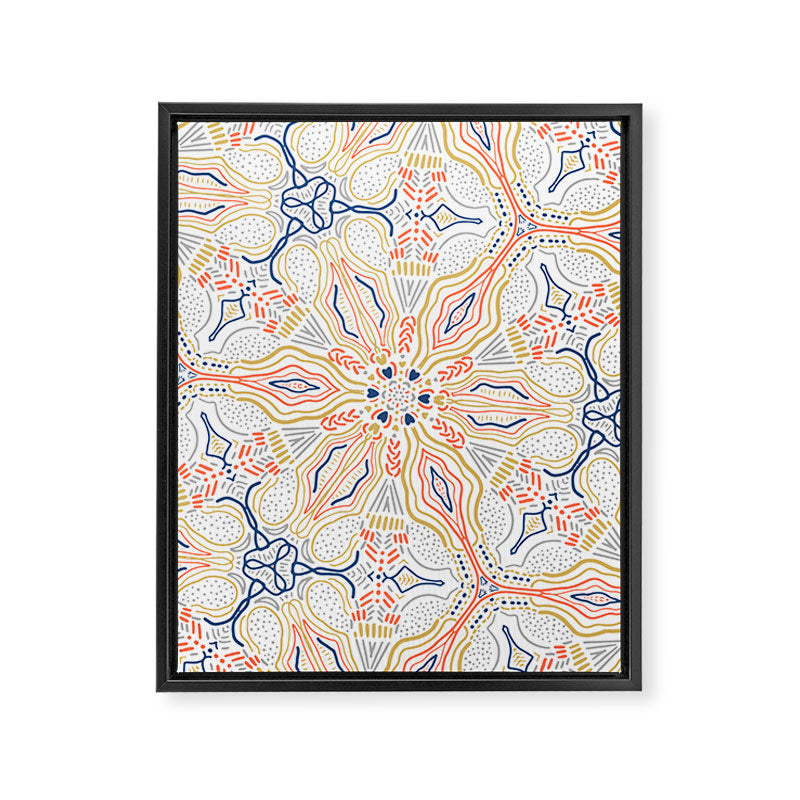 Modern mosaic mandalas Framed Canvas Print Gallery Image 8
