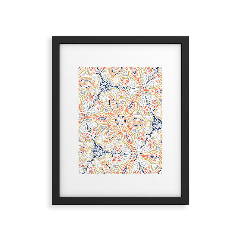 Modern mosaic mandalas Framed Art Print Gallery Image 6