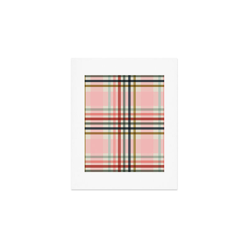 Modern Pastel Grid B Art Print Gallery Image 1