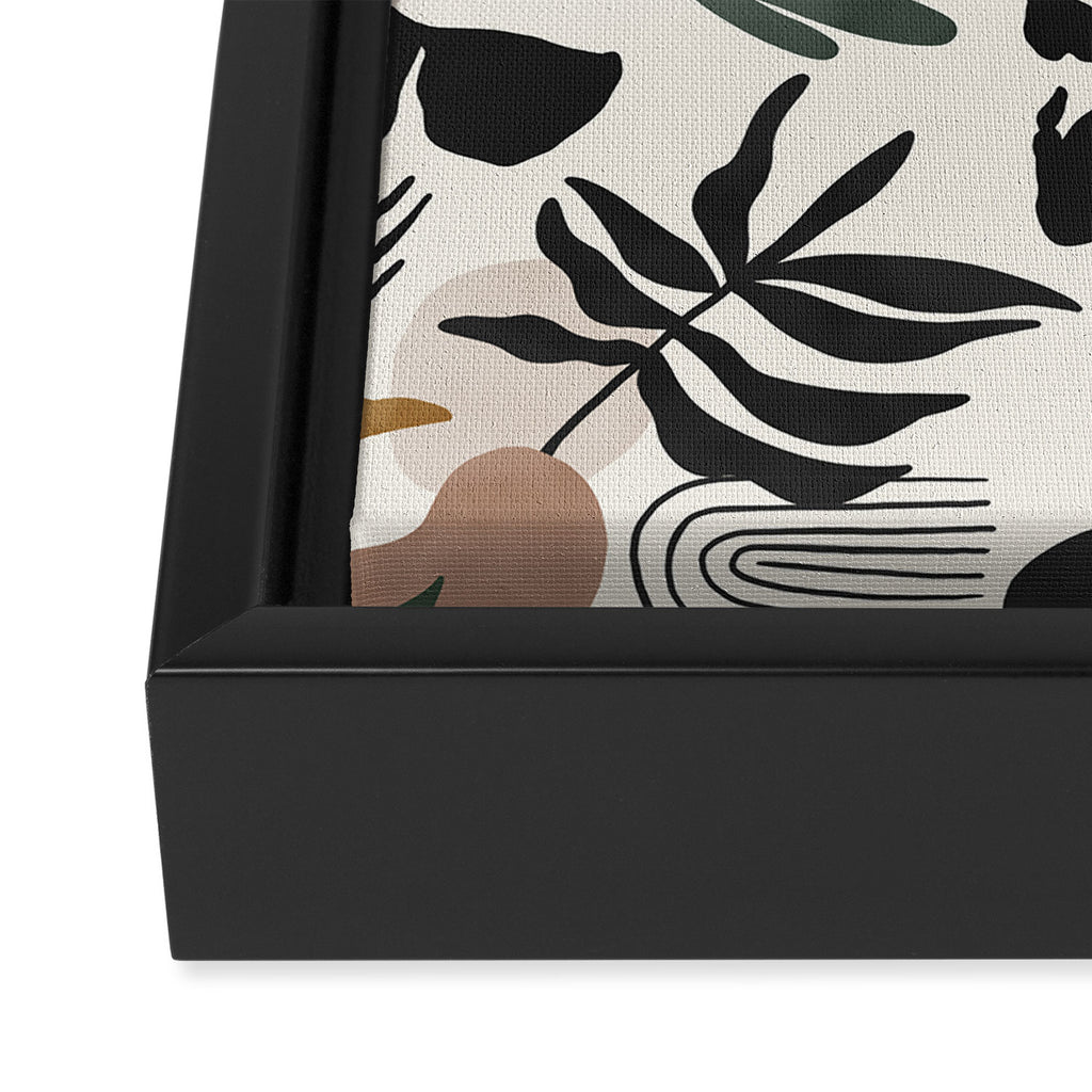 Modern simple jungle 52 Framed Canvas Print Gallery Image 3