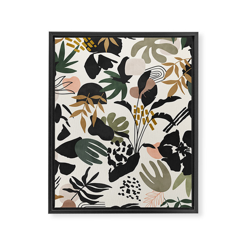 Modern simple jungle 52 Framed Canvas Print Gallery Image 8