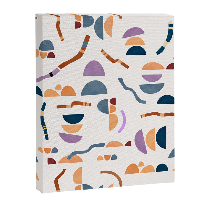 Modern simple shapes C Canvas Print Gallery Image 1