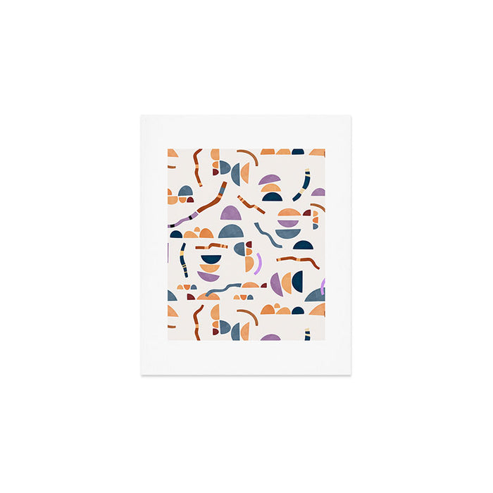Modern simple shapes C Art Print Gallery Image 1