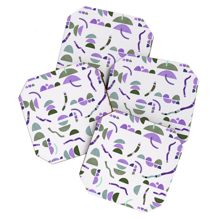 Modern simple shapes pattern LG Coaster Gallery Image 1