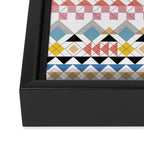 Modern Tribal G Framed Canvas Print Gallery Image 3